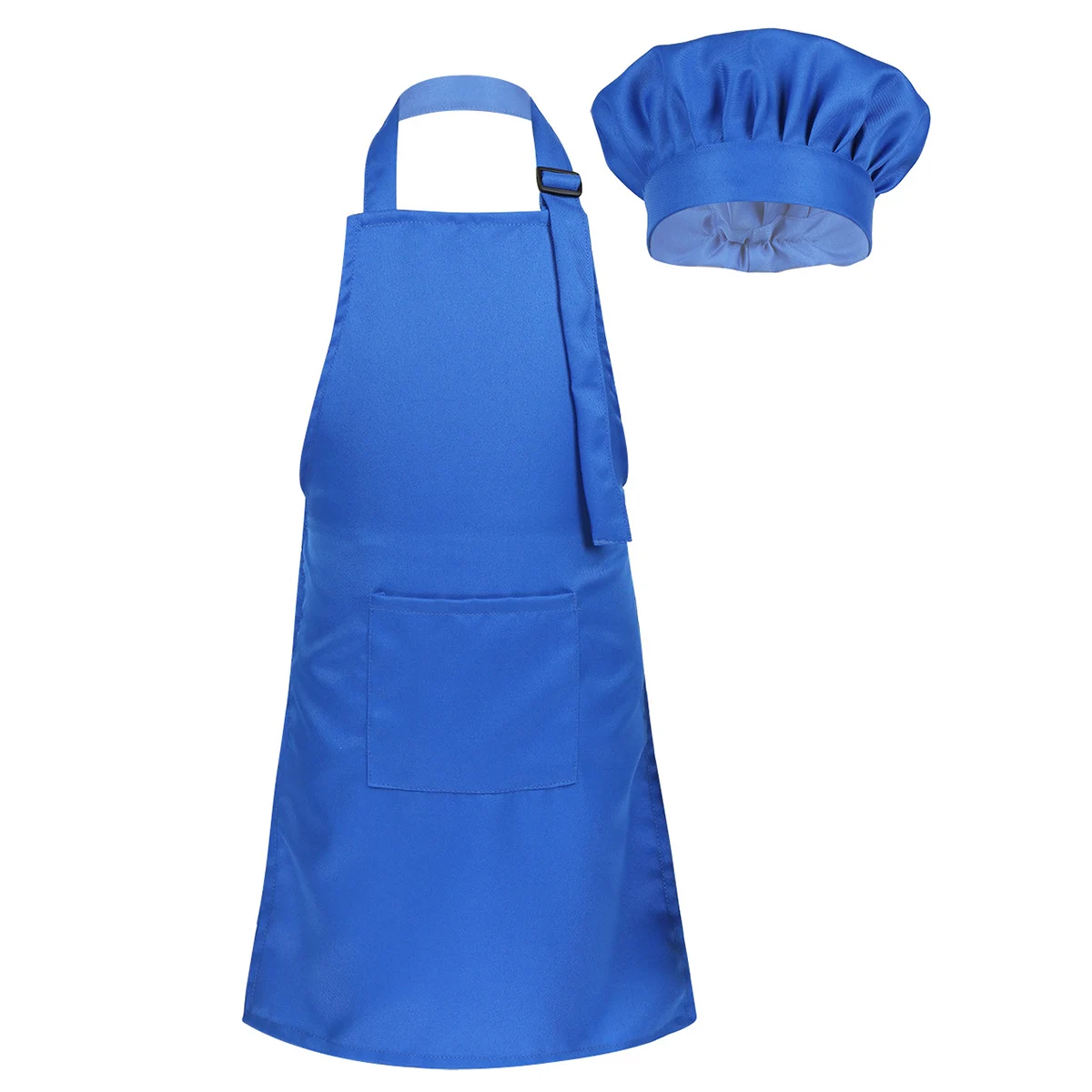 

Kids Boys Girls Kitchen Cooking Uniform Chirdren Adjustable Apron And Chef Hat Set Cook Baking Painting Training Craft Costume