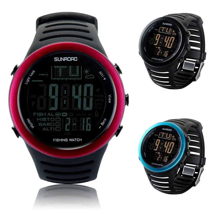 

Digital Waterproof Fishing Barometer Altimeter Thermometer EL Backlit Watch