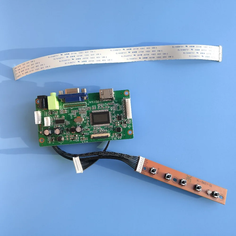 Для LP140WF6-SPB2 плата контроллера комплект 1" VGA DIY драйвер монитора 1920 × 1080 lcd EDP 30Pin экран дисплей