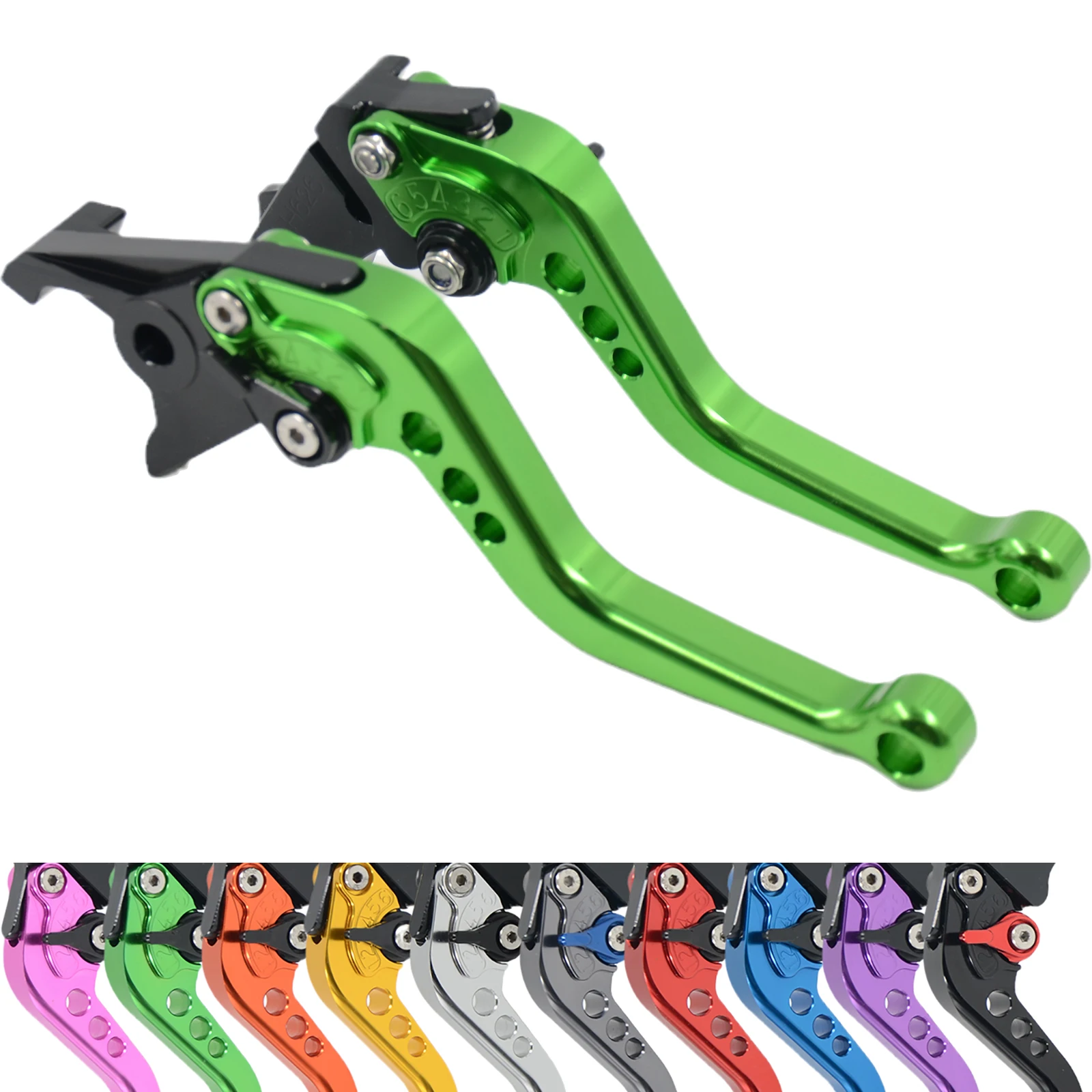 Leve Frizione Freno Cnc Shorty Per Kawasaki Versys (650Cc) 2015-2021 Vulcan/S 650Cc 2015-2021 Versys 1000 2015-2019