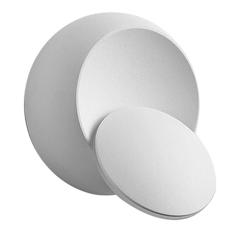 

360 Degree 85V-265V Rotating Adjustable Bedside Lamp 5Wled Wall Lamp Modern Aisle Round Lamp