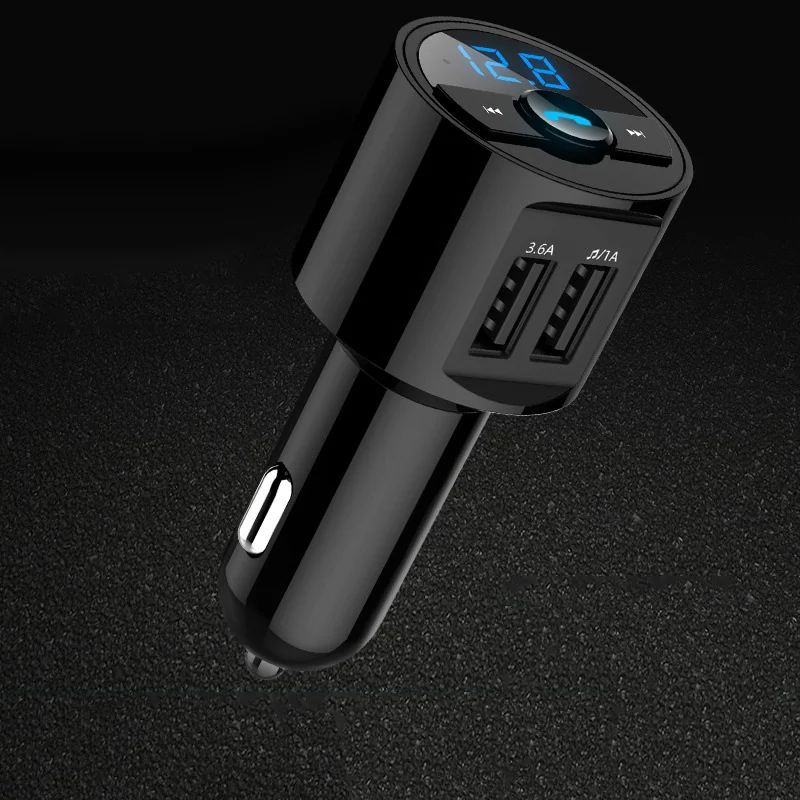 Bluetooth автомобильный fm-передатчик беспроводной радио адаптер MP3-плеер USB зарядное устройство двойные разъемы USB, легко удовлетворить ваши потребности
