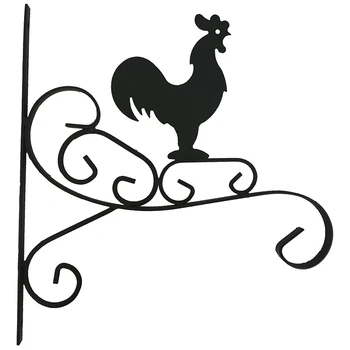 

Wrought Iron Plant Hook Hook Bird Hanging Plant Bracket Installation Gate Fence Platform Garage Balcony Outdoor Lawn
