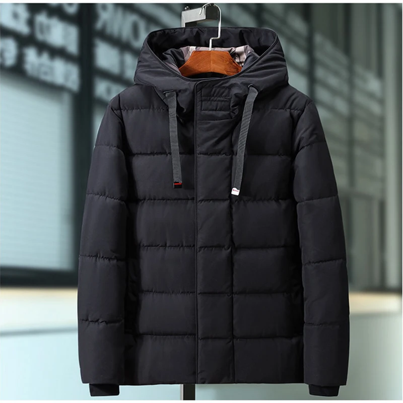 Black 150 кг можно носить 7XL 8XL 9XL размера плюс зимняя куртка парка для мужчин и женщин ветрозащитное пальто Камуфляжная парка с капюшоном зимняя одежда для снега - Цвет: Black
