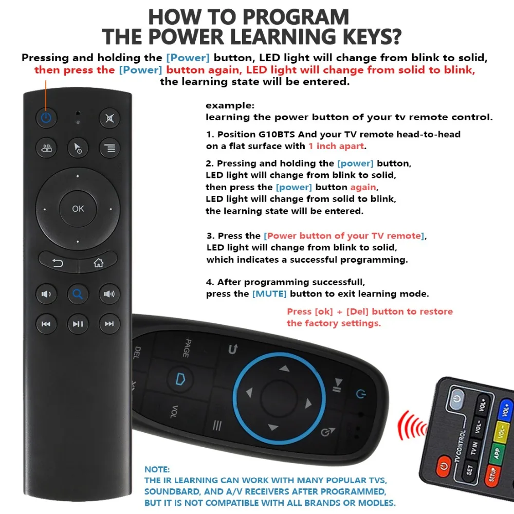 G20BTS bluetooth air mouse-d6