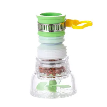 

Universal Kitchen Faucet Water Tap Heads 360 Degree Rotating Household Water Purifier Filter Sprayer Activated Carbon Filtration