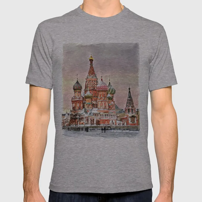 St Basil Cathedrale футболка st saint basil cathedrale знаменитого изображения акрил рисования акварелью