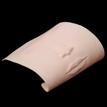 

3D Silicone Face Tattoo Practice Fake Skins Beginners Permanent Makeup Tools New