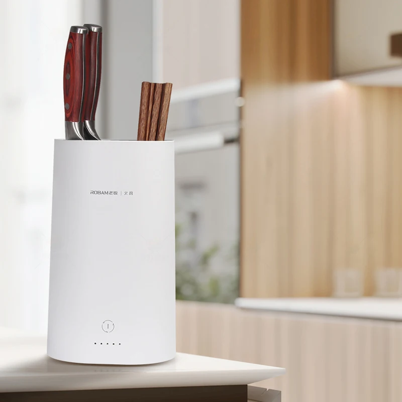 Xiaomi Mijia Интеллектуальный УФ Дезинфекция палочки держатель для ножей Кухня принадлежности Многофункциональный сушильный нож держатель стойки
