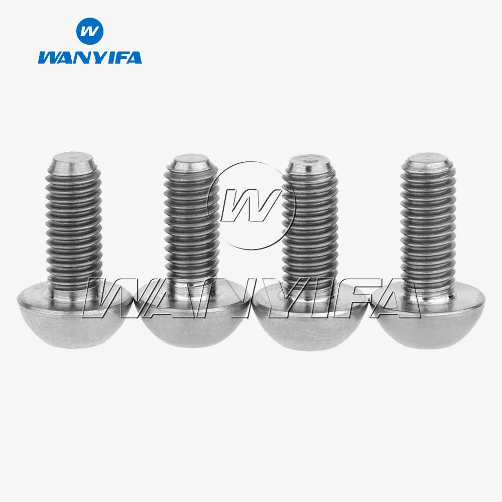Parafusos ti de Titânio Wanyifa Gaiola de Garrafa de Água Parafuso m5 x 12 mm Peças de Peças