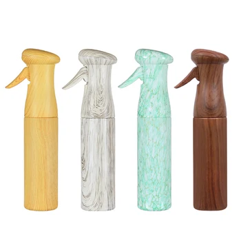 

1PC Transparent Empty Spray Bottles Wooden Mini Refillable Container Empty Cosmetic Containers Toiletry Supplies