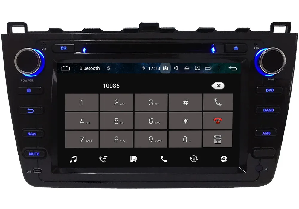 Discount Klyde IPS 4G WIFI Android 9 Octa Core 4GB RAM 64GB ROM DSP BT Car DVD Multimedia Player Stereo For Mazda 6 Ultra Ruiyi 2008-2015 2