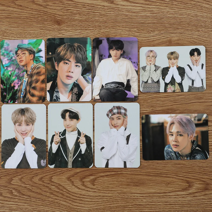 

KPOP Bangtan Boys Photocard Lomo Cards V Jk FESTA Album Same Paragraph 5TH MUSTER SUGA Made Paper Random Photo Card Poster 8pc