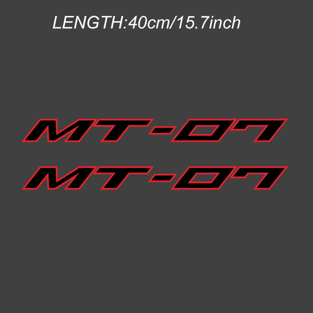 

Red Reflective Motorcycle Wheels Fairing Helmet Tank Pad Decoration Logo Stickers Decals Fits For YAMAHA MT-07 MT07 MT 07