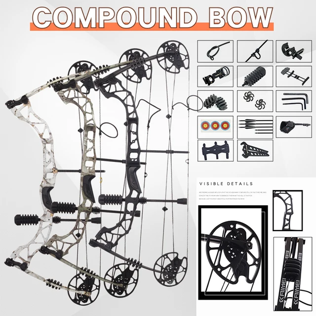  US $281.15 Powerful Effortless Compound Sets Archery Target Arrow Outdoor Shooting 