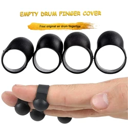 4pcs Steel Tongue Drum Finger Picks Silicone Rubber Knocking Finger Sleeves Handpan Percussion Instrument Accessories