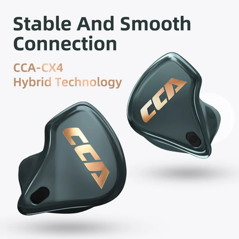 CCA CX4 наушники вкладыши TWS True Беспроводной Bluetooth гарнитура V5.0 1BA + 1DD Hybrid HIFI стерео