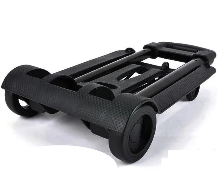 Hot Selling High Quality Bar Foldable Portable Luggage Trolley Cart Shopping Cart Pull Cargo Small Trailer