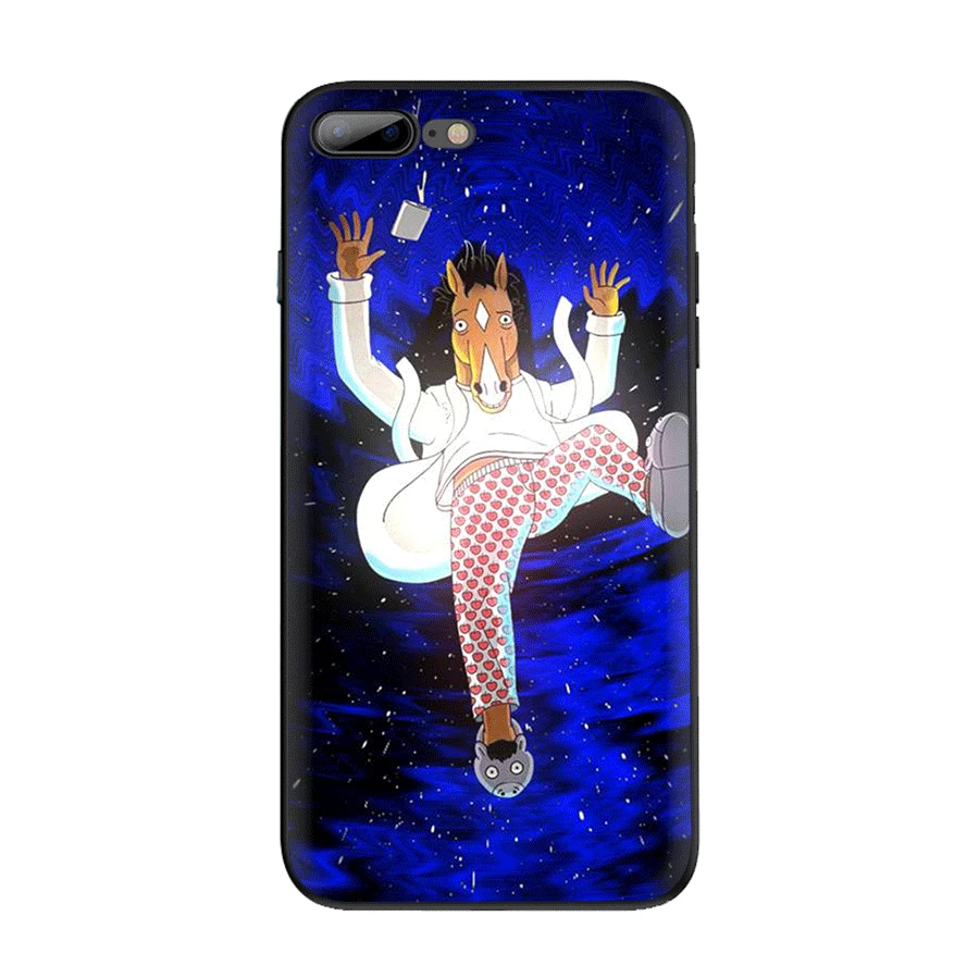Мобильный телефон чехол для iPhone 6 6s 7 8 Plus iPhone 11 Pro X XR XS Max 5 5S SE чехол мультфильм Конь БоДжек - Цвет: B7