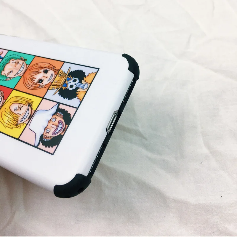 For iPhone 7plus case ONE PIECE Luffy Roronoa Zoro Anime Phone case silicone cover for coque iPhone 7 8 6s Plus X XR xs max case