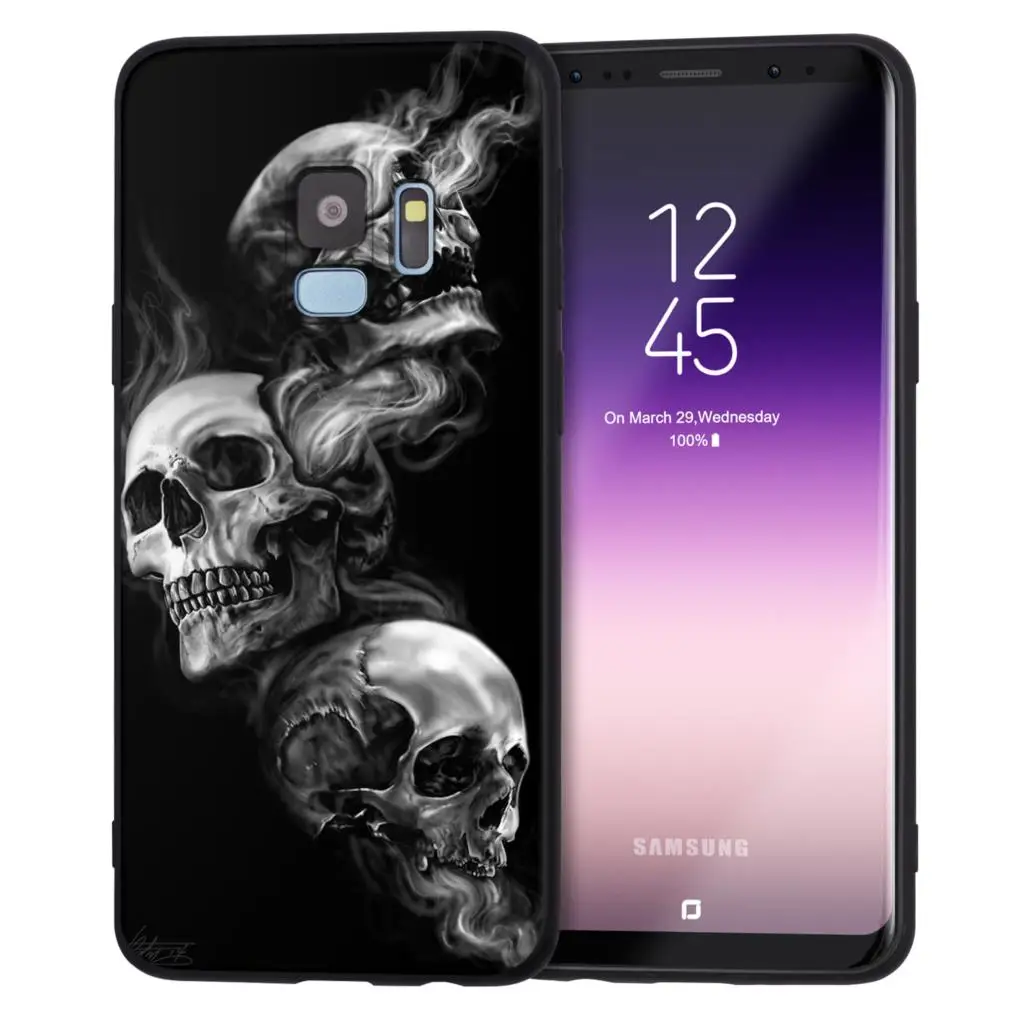 Черный матовый чехол для samsung Galaxy J7 J3 J5 A5 J4 J6 A6 плюс A7 S8 S9 S10 плюс S10e чехол силиконовый чехол-накладка из мягкого ТПУ