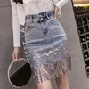 Light blue skirt