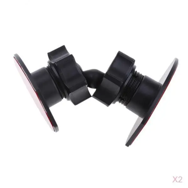 Pair Universal 360 Degree Rotating Bracket Car Phone Holder Adhesive Mount Stand Bracket