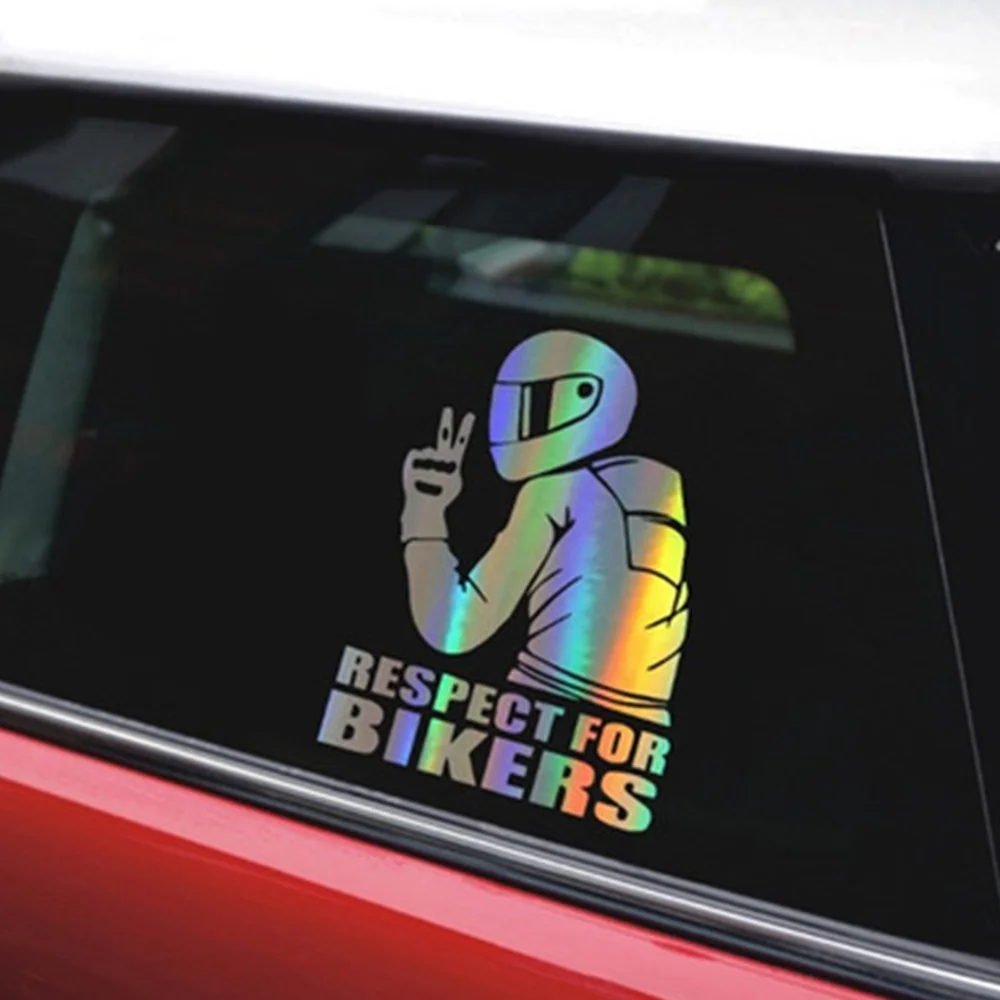

Motor Accessories Bicycle Protection Automobile Decoration Motorcycle Styling 3D Respect Car Sticker Reflective Auto Decal