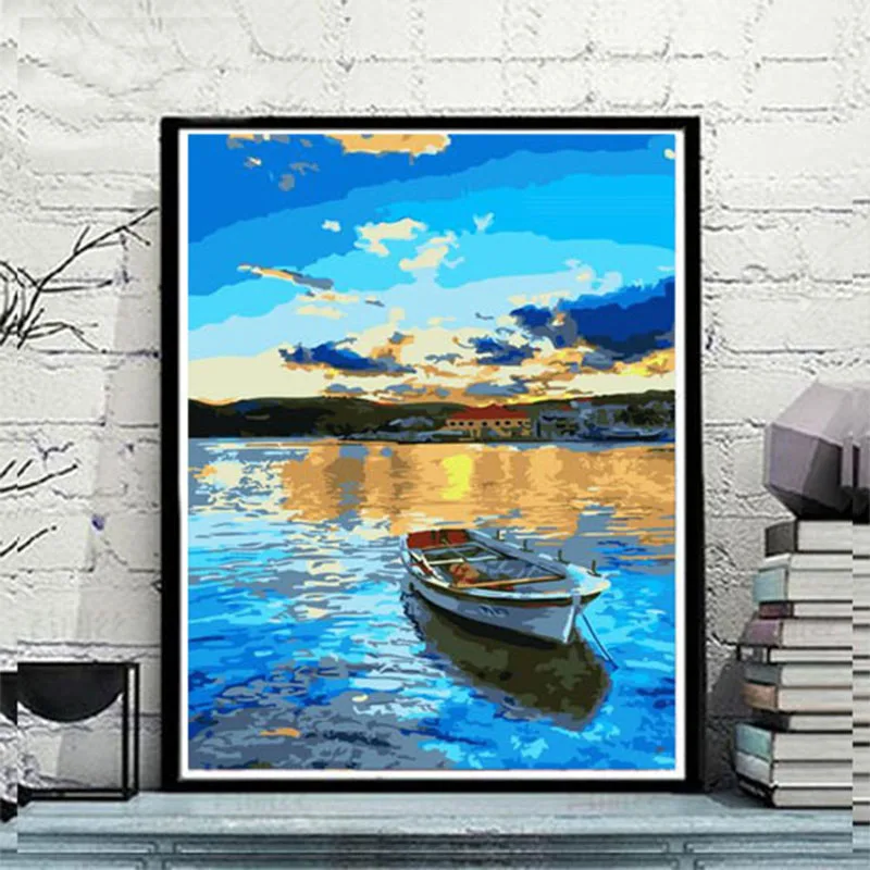 Безрамная цифровая краска ing само-наполнение цветной конверт содержит акриловую