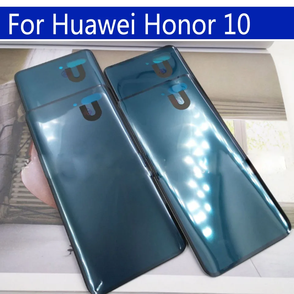 Для huawei Honor 10 Задняя стеклянная крышка батареи задняя дверь корпус чехол для Honor10 COL-AL00 AL10 TL00 Корпус Замена