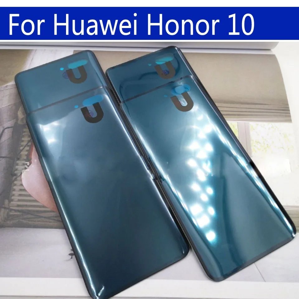 Для huawei Honor 10 Задняя стеклянная крышка батареи задняя дверь корпус чехол для Honor10