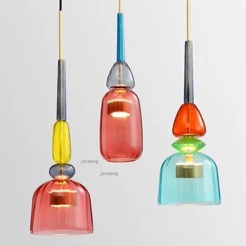 

Nordic LED Crystal Luster Pendant Lamp Lights Modern Living Room Hanging Ceiling Lamps Bedroom Chandeliers Light Fixtures