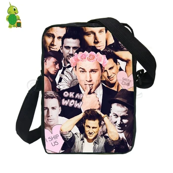 

Famous Star Channing Tatum Overlay Mini Messenger Bag Children School Bags Women Men Handbags Small Travel Shoulder Bags