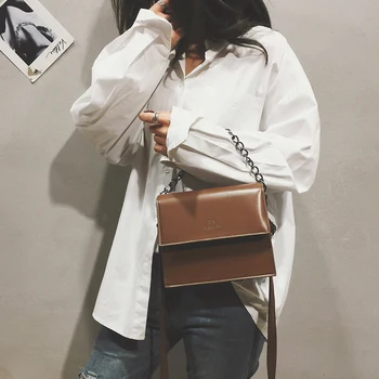 

Female new 2020 retro wild simple Korean version of the single shoulder messenger texture tofu bag