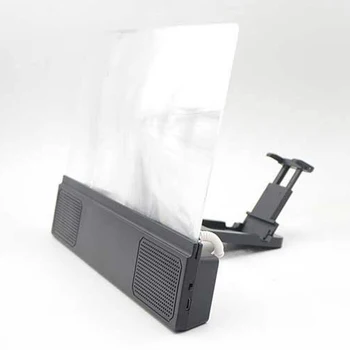 

Mobile Phone HD Projection 12 Inch Screen Magnifier with Speaker for Home Office F-Best