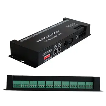 

30 Channel RGB dmx512 decoder led strip dmx controller 60A dmx dimmer PWM driver Input DC12-24V 30CH dmx decoder light control