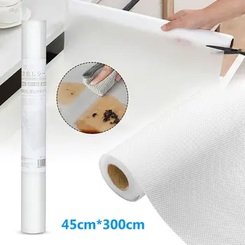 

Transparent EVA Waterproof Oilproof Shelf Cover Mat Drawer Liner Cabinet Anti-Slipping Table Non Adhesive Kitchen Cupboard Liner