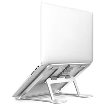 Регулируемый Алюминий подставка для ноутбука, совместим с Apple Mac MacBook от 10 до 14 дюймового ноутбука, вентилируемый эргономичный Рабочий стол скамья Mou