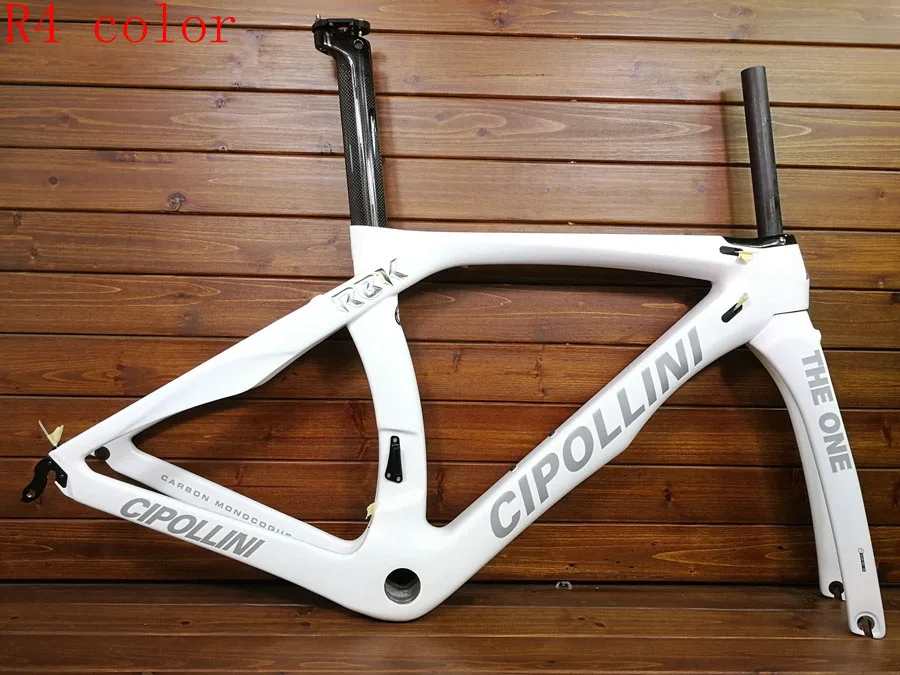 Cipollini RB1K T1100 3k углеродная рама для дорожного велосипеда гоночный набор углеродных велосипедов глянцевый Сделано в Тайване can XDB корабль - Цвет: R4