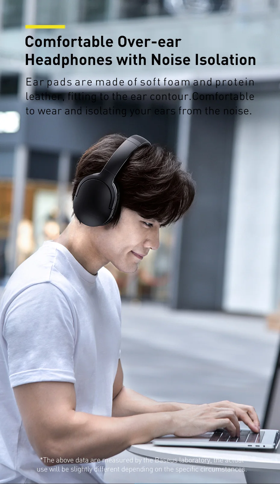 Baseus d02 pro fones de ouvido sem