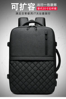 

2020 New Backpack men's large capacity business trip backpack fashion leisure travel bag 15.6 inch Computer Backpack