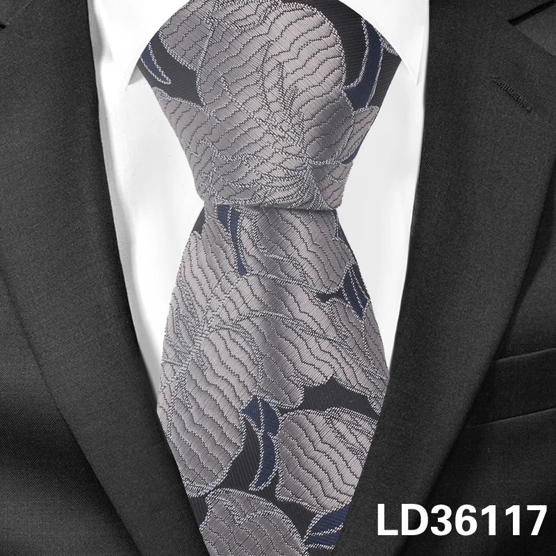 LD36117 Модный галстук для мужчин Woemn полиэстеровый мультяшный галстук для шеи деловые свадебные костюмы классические галстуки тонкий мужской галстук для взрослых Gravatas - Цвет: LD36117