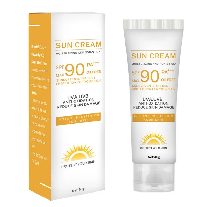 

40g Facial Body Sunscreen Whitening Sun Cream Sunblock Skin Protective Cream Anti-Aging Oil-control Moisturizing