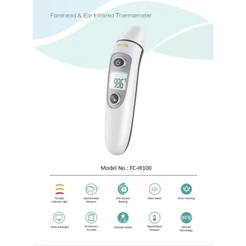 

Baby Thermometer Infrared Digital LCD Body Measurement Forehead Ear Non-Contact Adult Body Fever IR Children Termometer