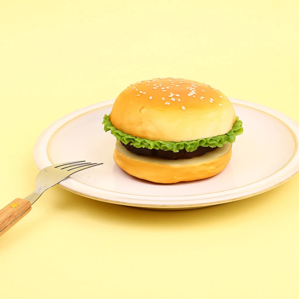 Simulation Burger Slow Rising Collection Stress Reliever Toys Vent decompression toy baby educational toy Pressure relief toy #B