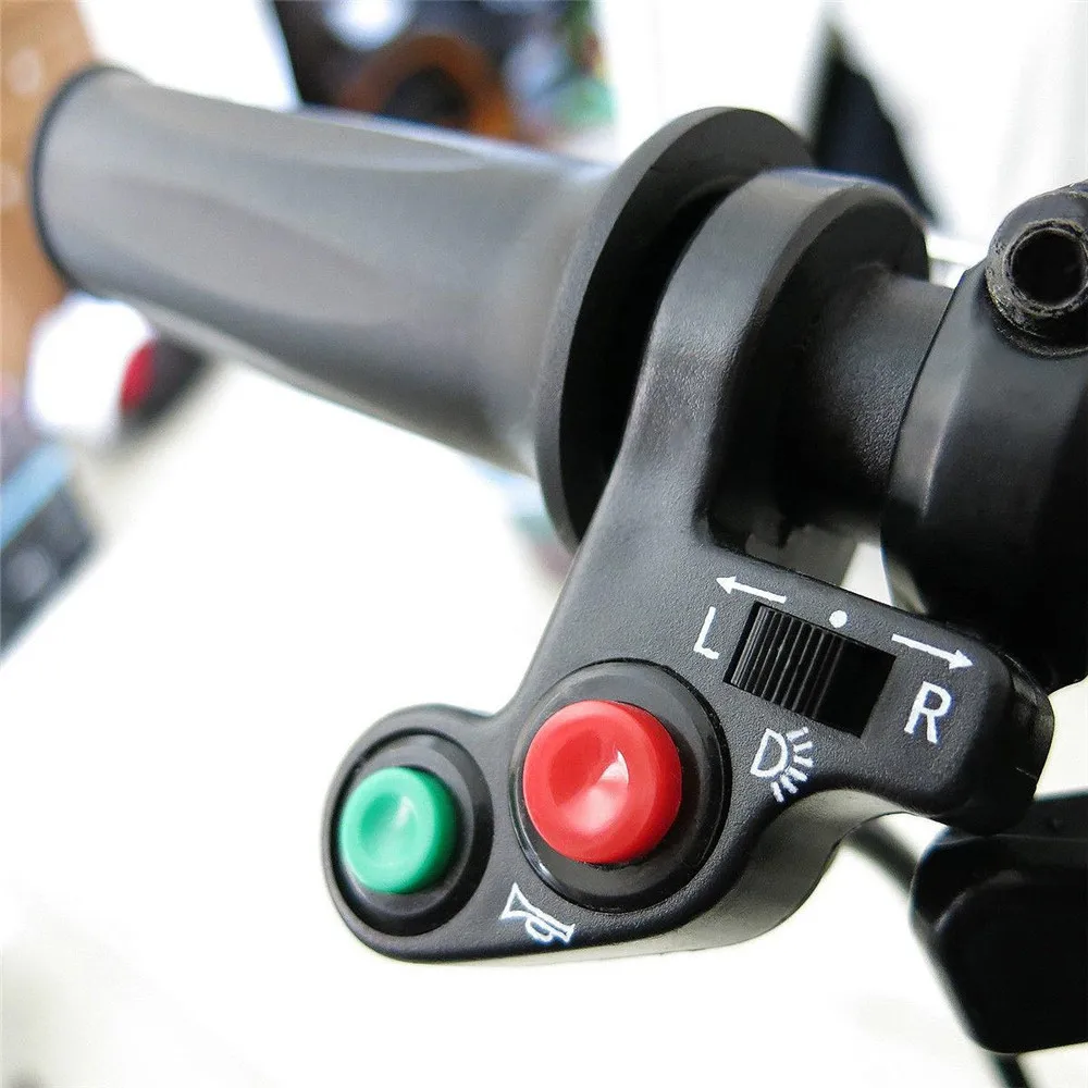 22 мм Мотоцикл ATV гудок на велосипед индикатор руль выключен переключатель управления указатель поворота светильник аксессуары для мотоциклов