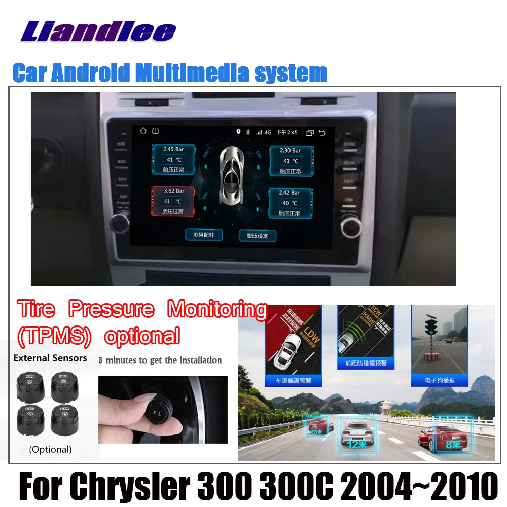 Liandlee Android 8,1 для Chrysler 300 300C 2004~ 2010 автомобиль стиль стерео экран Carplay DSP gps-навигатор карта медиа