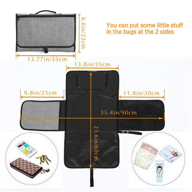 Baby Changing Mats Cover Baby Diaper Mattress Diaper For Newborn Travel Hand Folding Diaper Bag Stroller Bag Play Mat