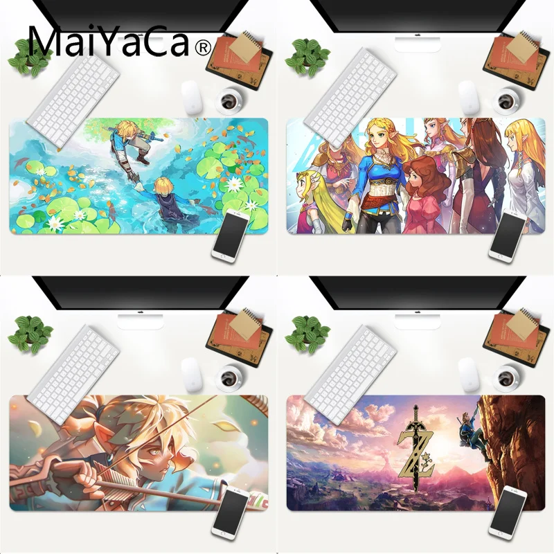 

Custom Skin legend of zelda art mouse pad gamer play mats Gaming Mouse Pad Large Deak Mat 700x300mm for overwatch/cs go