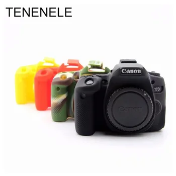 

Camera Bags For Canon EOS 77D Soft Silicone Case Colour Rubber Protection Body Cover For Canon 77D 9000D Accessories Durable
